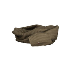 Cachecol de algodão verde Tommy Hilfiger