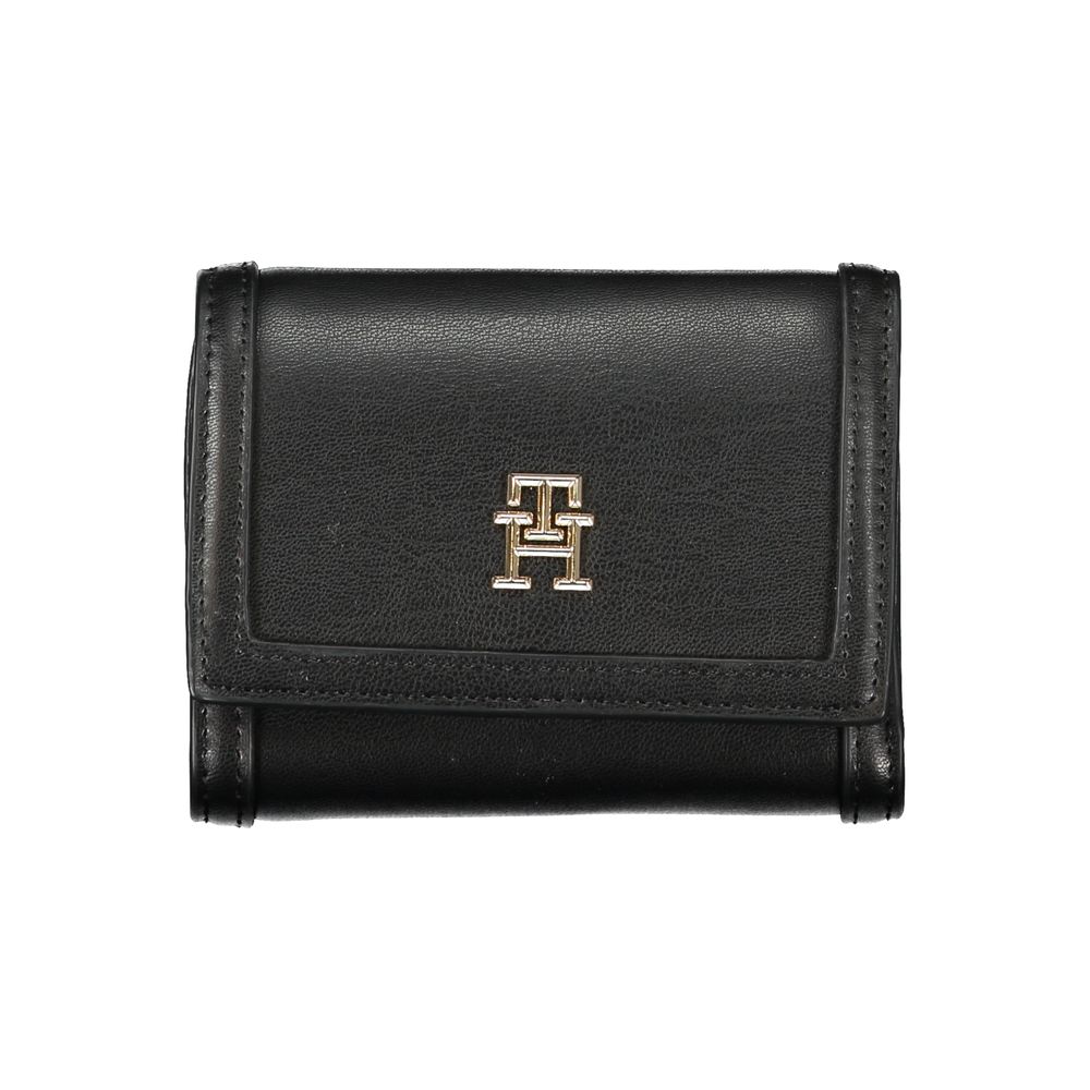 Carteira Tommy Hilfiger Preta de Polietileno