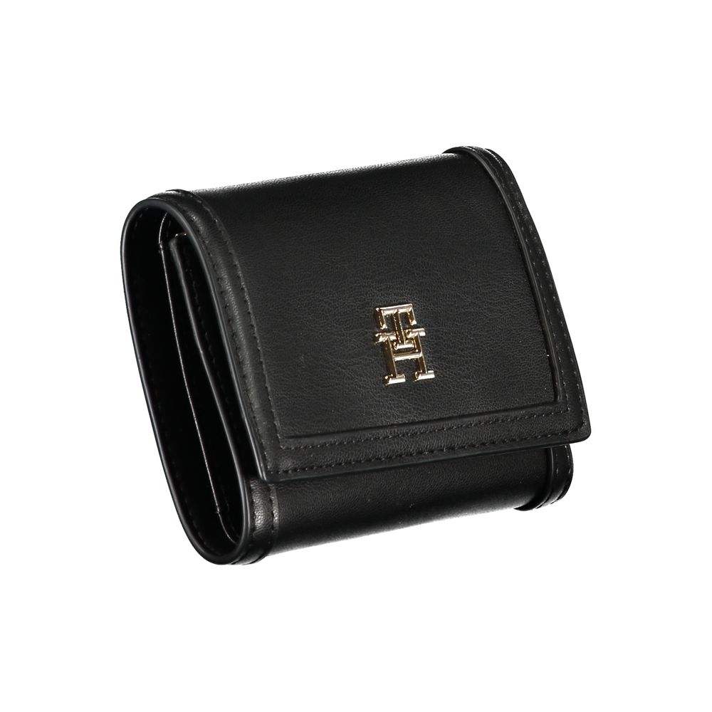 Carteira Tommy Hilfiger Preta de Polietileno