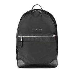 Mochila Tommy Hilfiger de poliéster preta