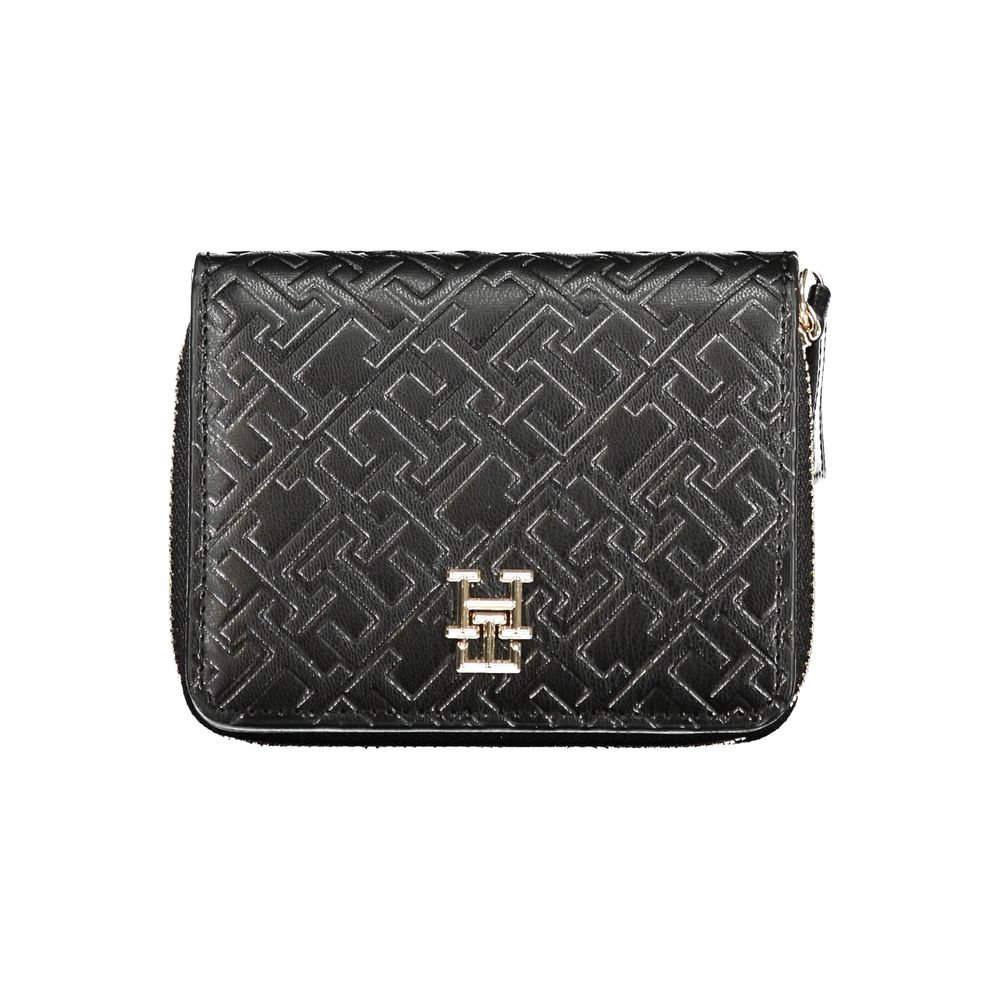 Carteira Tommy Hilfiger Preta de Polietileno