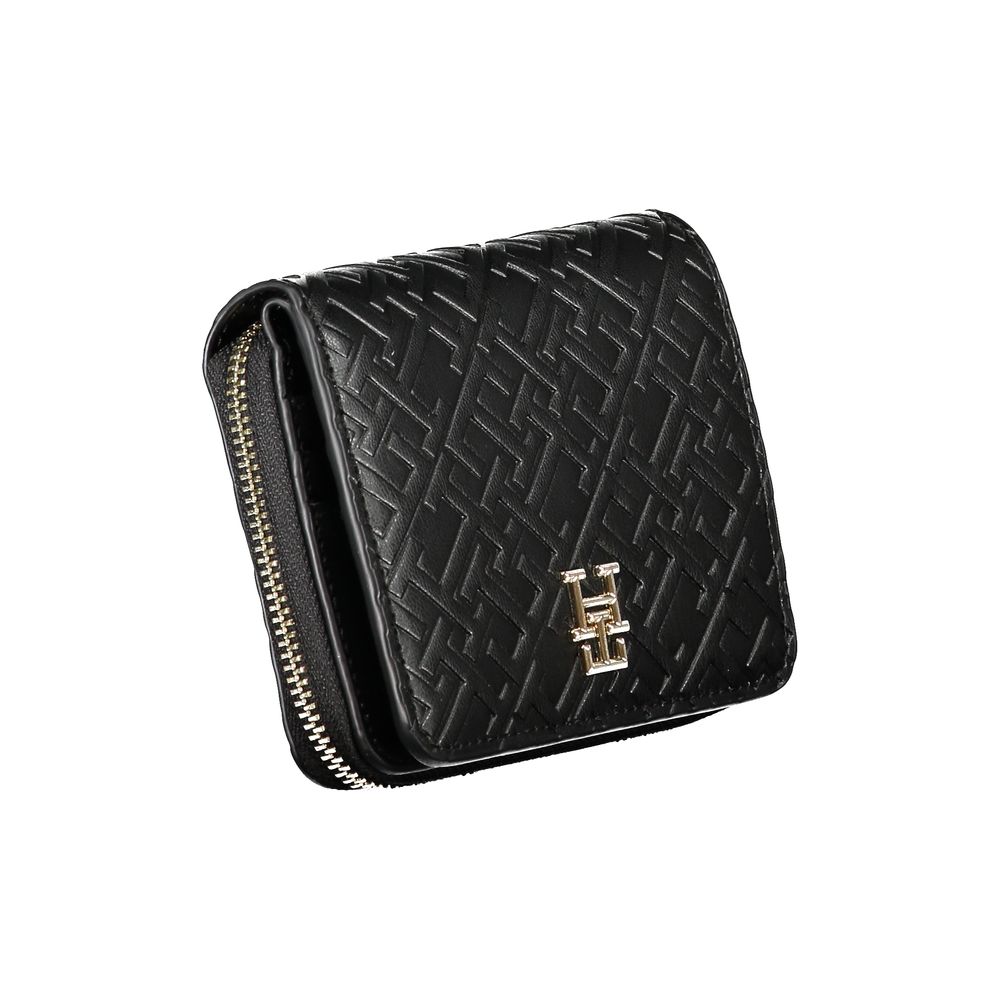 Carteira Tommy Hilfiger Preta de Polietileno