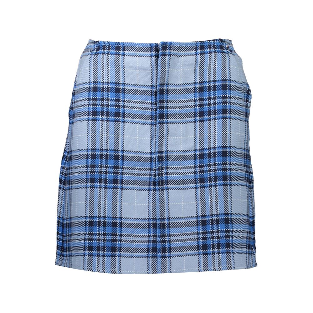Saia de algodão azul Tommy Hilfiger
