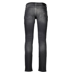Calça jeans e calça Tommy Hilfiger preta de algodão