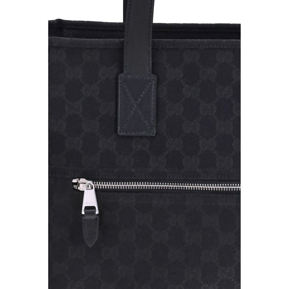 Bolsa tote de tecido Gucci GG