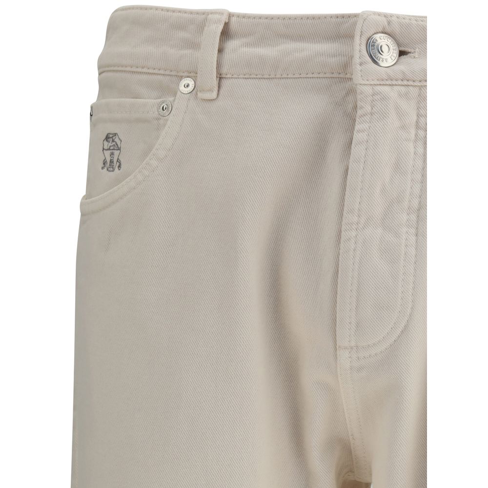 Jeans tingido Brunello Cucinelli