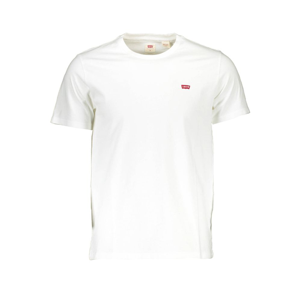 Camiseta branca de algodão Levi's