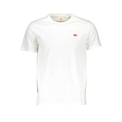 Camiseta branca de algodão Levi's