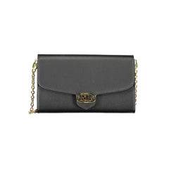 Bolsa de couro preta Ralph Lauren