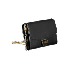 Bolsa de couro preta Ralph Lauren