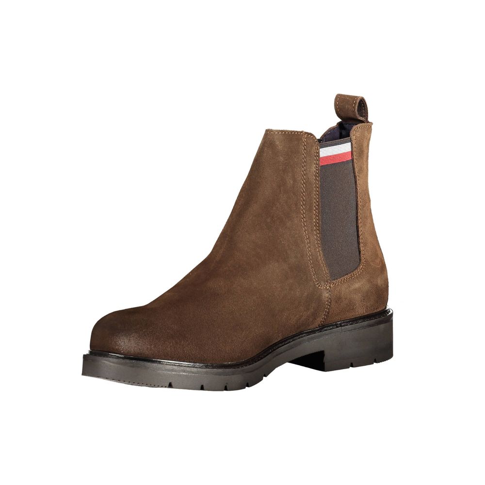 Bota Tommy Hilfiger Marrom de Poliéster