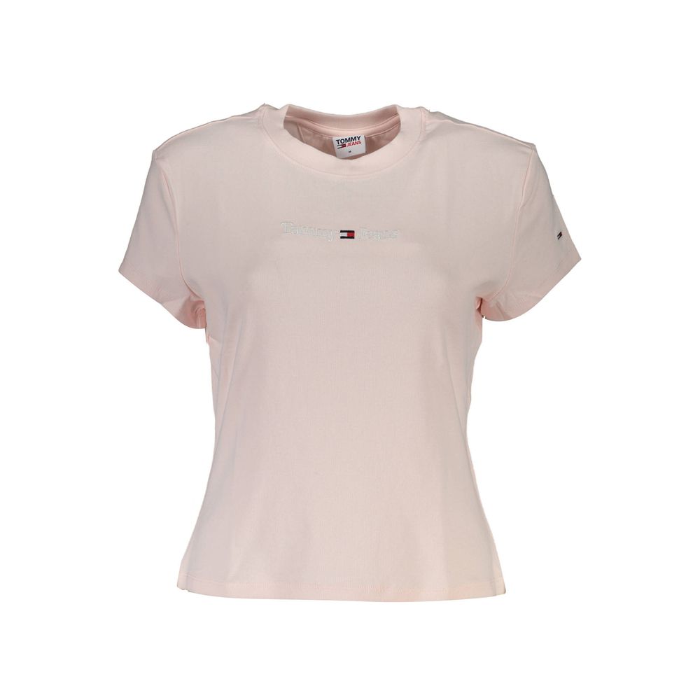 Tommy Hilfiger Tops e camiseta de algodão rosa