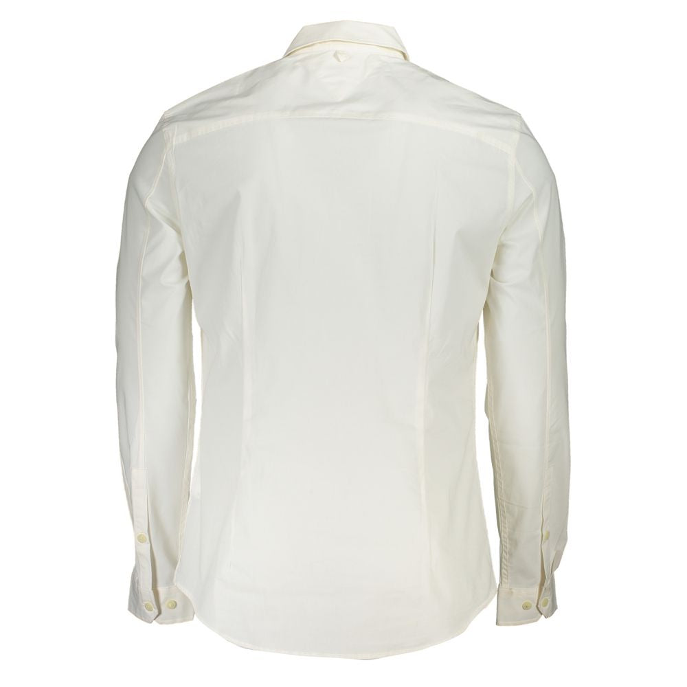 Camisa de algodão branca Tommy Hilfiger