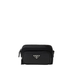 Bolsa de ombro de couro Prada