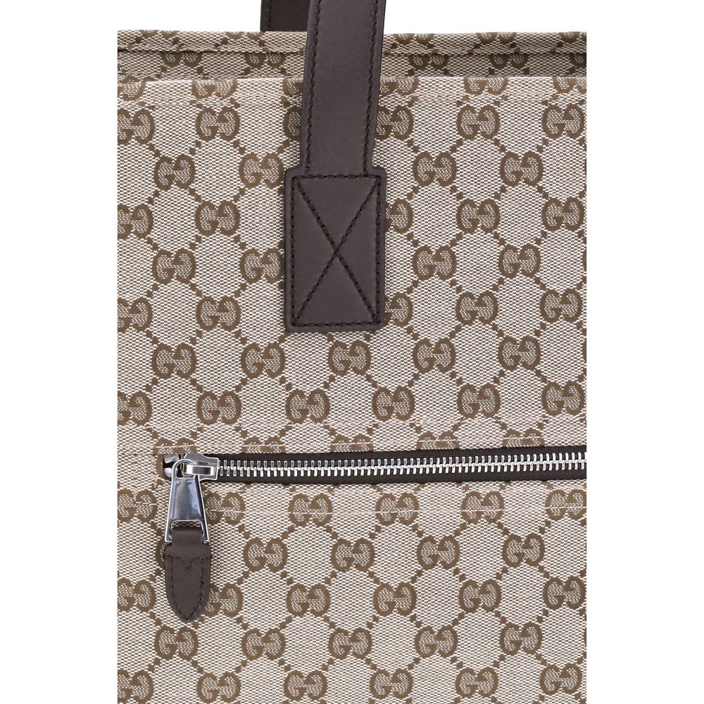 Bolsa tote de tecido Gucci GG