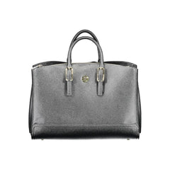 Bolsa Tommy Hilfiger Preta de Polietileno