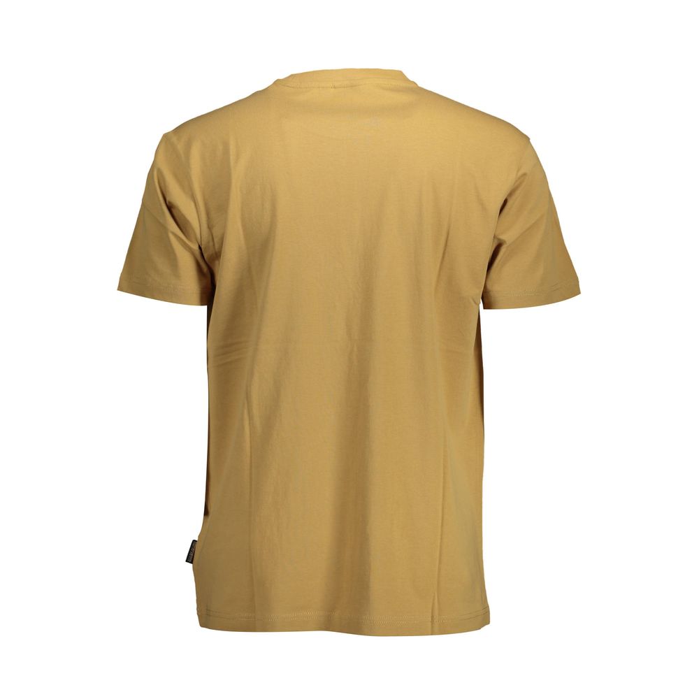 Camiseta de algodão bege Napapijri