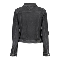 Jaquetas e casacos de algodão preto Tommy Hilfiger