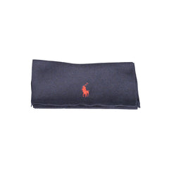 Cachecol de algodão azul Ralph Lauren