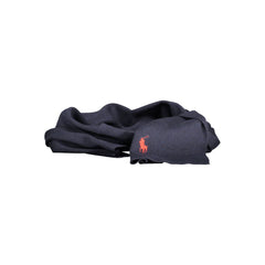 Cachecol de algodão azul Ralph Lauren