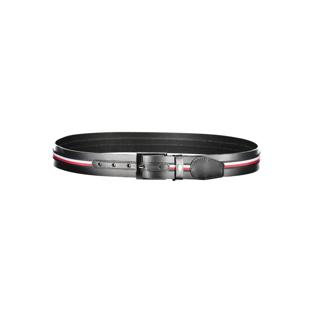Cinto de couro preto Tommy Hilfiger