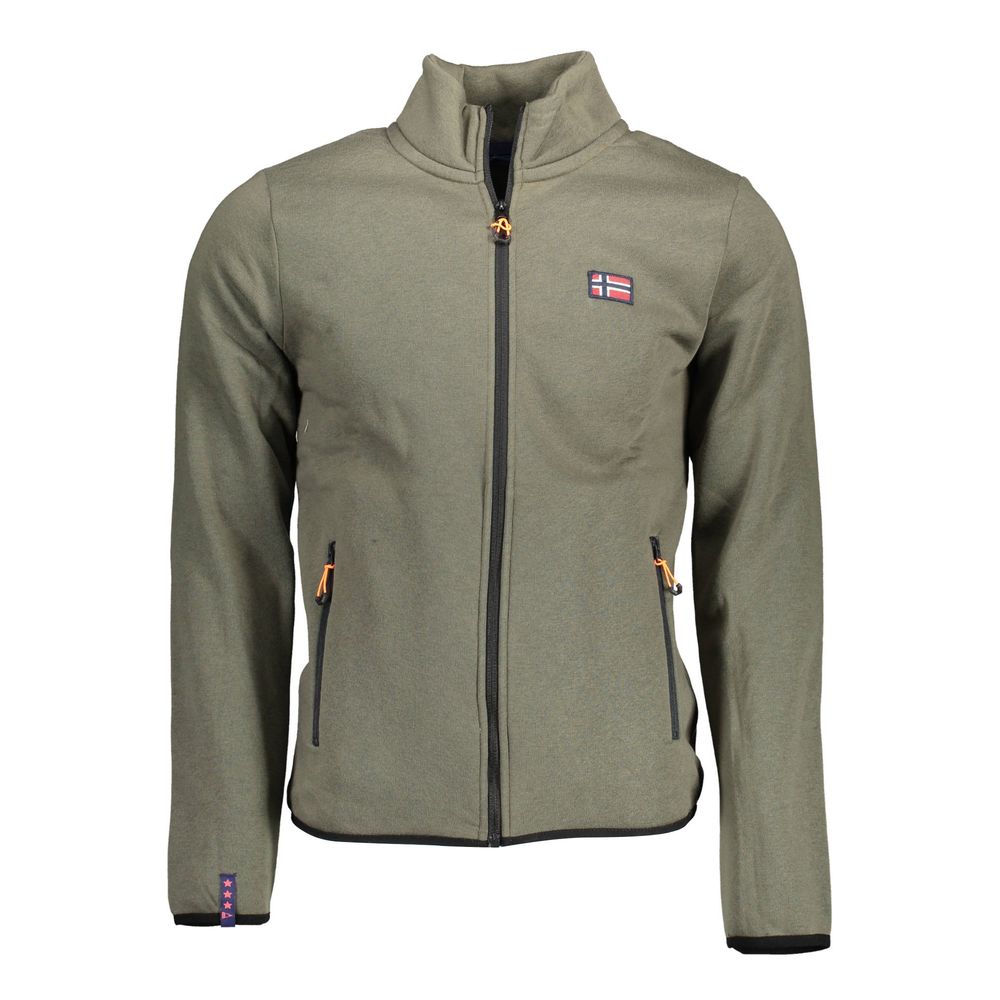 Suéter de algodão verde Noruega 1963