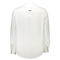 Camisa de algodão branca Tommy Hilfiger