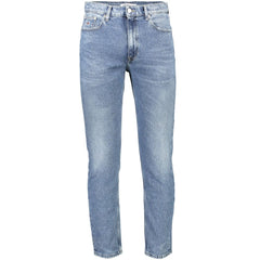 Calça jeans e calça Tommy Hilfiger de algodão azul