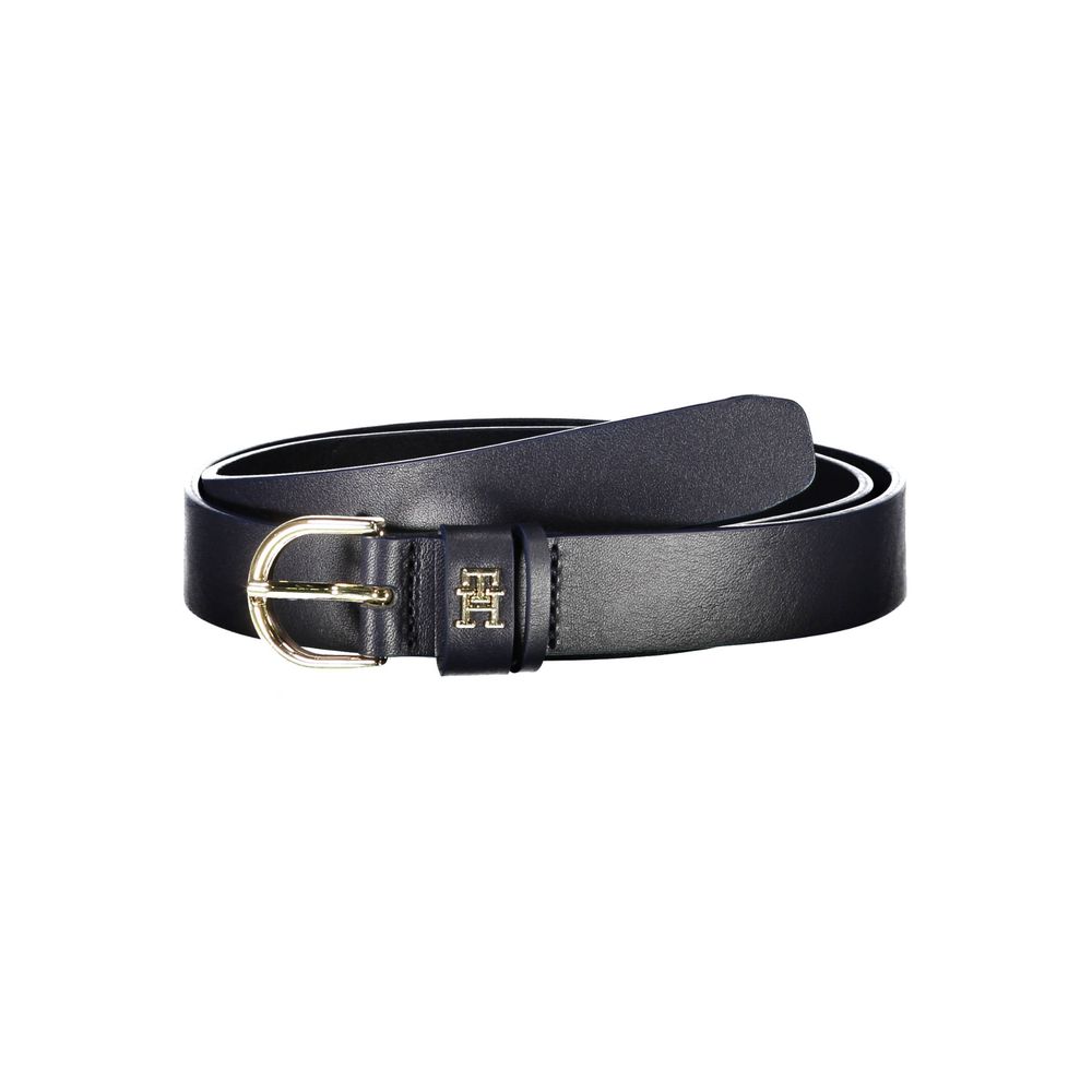 Cinto de couro azul Tommy Hilfiger