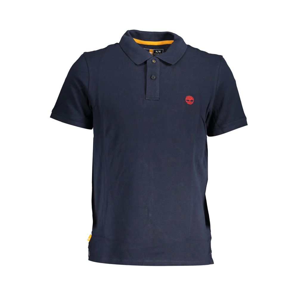Camisa polo de algodão azul Timberland