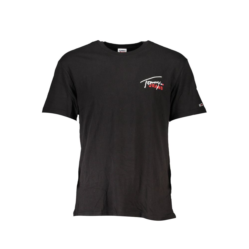 Camiseta Tommy Hilfiger preta de algodão