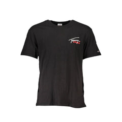 Camiseta Tommy Hilfiger preta de algodão
