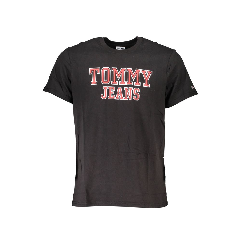 Camiseta Tommy Hilfiger preta de algodão