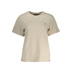 Blusa e camiseta de algodão bege Napapijri