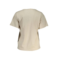 Blusa e camiseta de algodão bege Napapijri