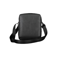 Bolsa de ombro Tommy Hilfiger preta de polietileno