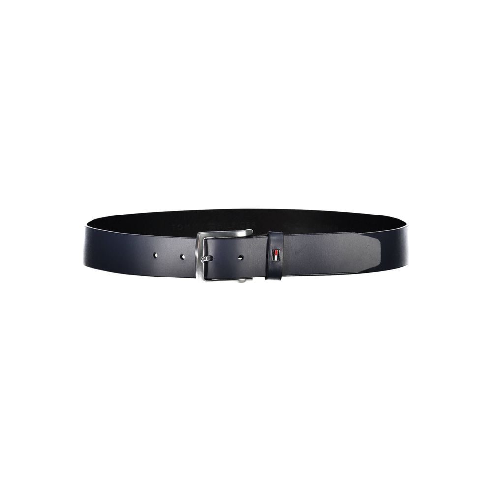 Cinto de couro azul Tommy Hilfiger