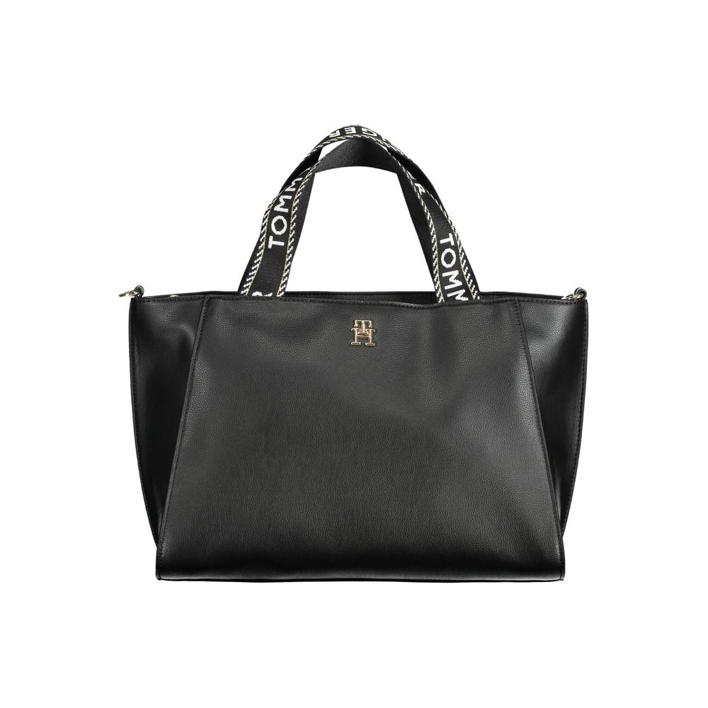 Bolsa Tommy Hilfiger Preta de Poliéster