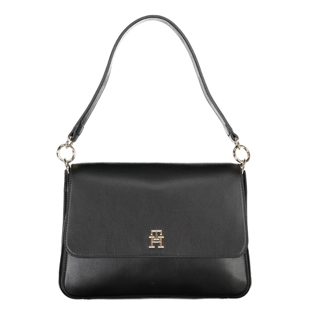 Bolsa Tommy Hilfiger Preta de Poliéster