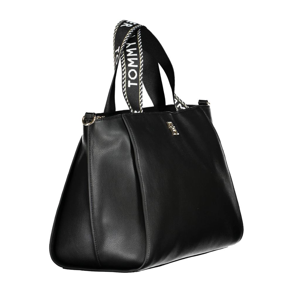 Bolsa Tommy Hilfiger Preta de Poliéster