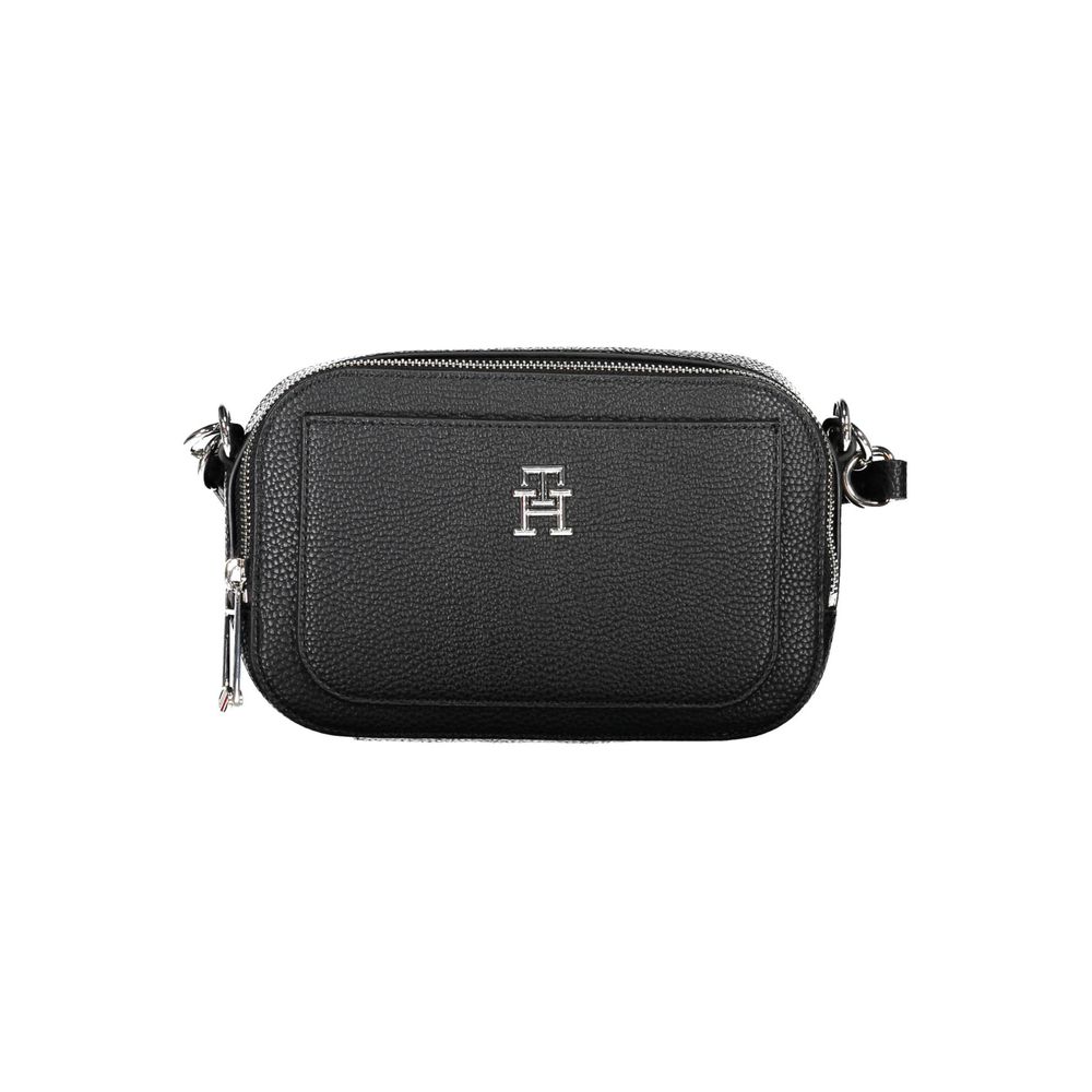 Bolsa Tommy Hilfiger Preta de Polietileno