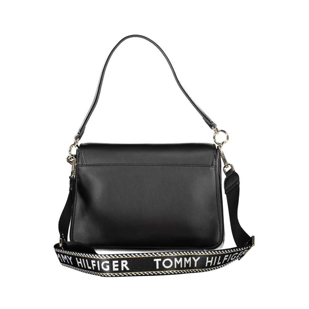 Bolsa Tommy Hilfiger Preta de Poliéster
