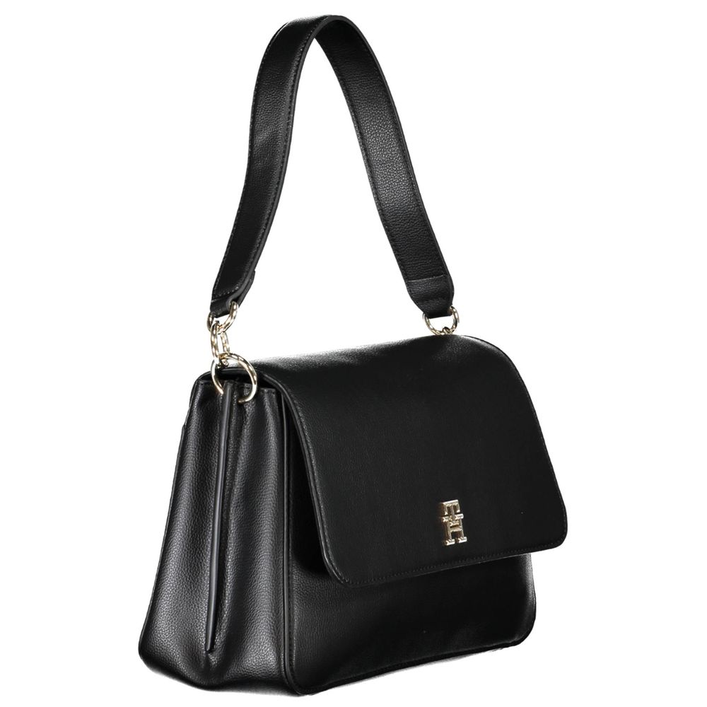 Bolsa Tommy Hilfiger Preta de Poliéster