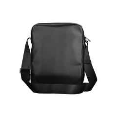 Bolsa de ombro Tommy Hilfiger preta de polietileno