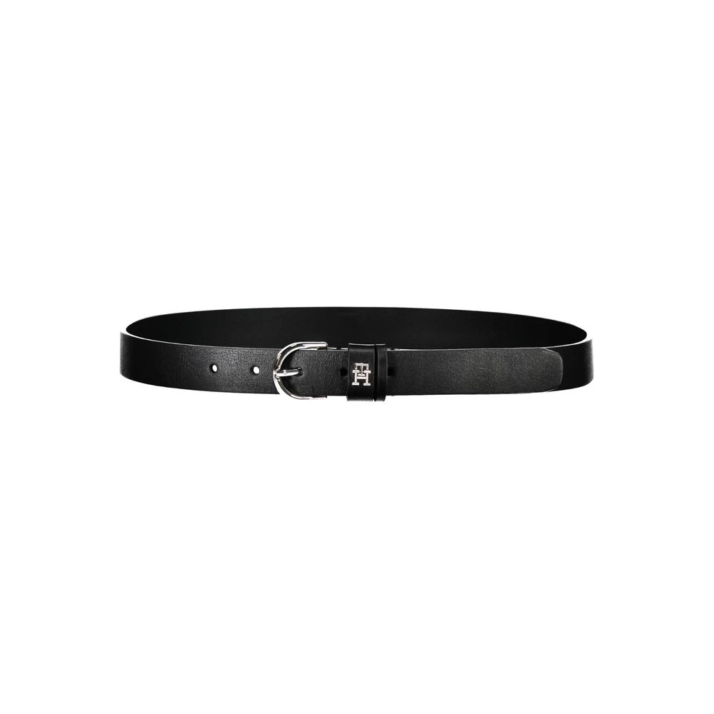 Cinto de couro preto Tommy Hilfiger