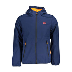 Jaqueta de poliéster azul da Noruega 1963