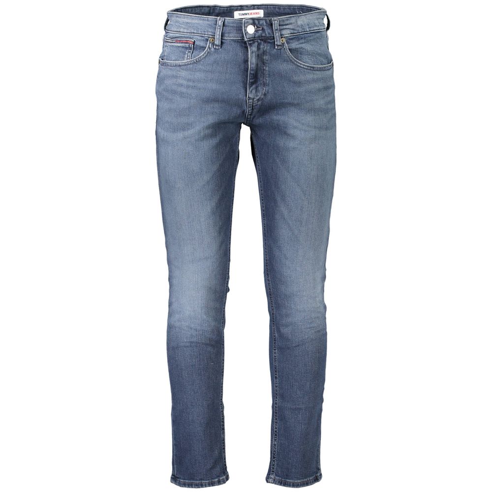 Calça jeans e calça Tommy Hilfiger de algodão azul
