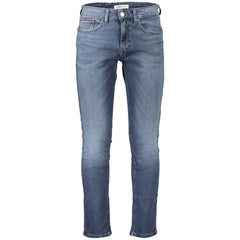 Calça jeans e calça Tommy Hilfiger de algodão azul