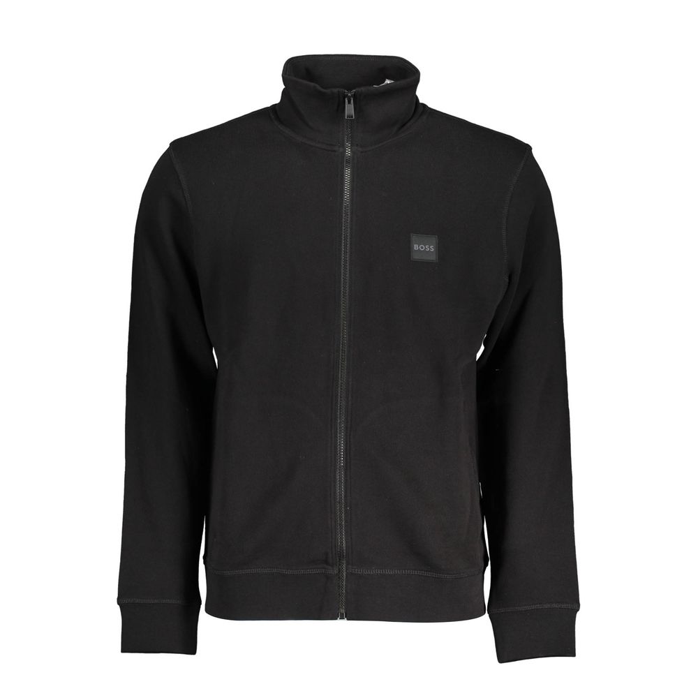 Suéter Hugo Boss de algodão preto