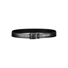 Cinto de couro preto Tommy Hilfiger